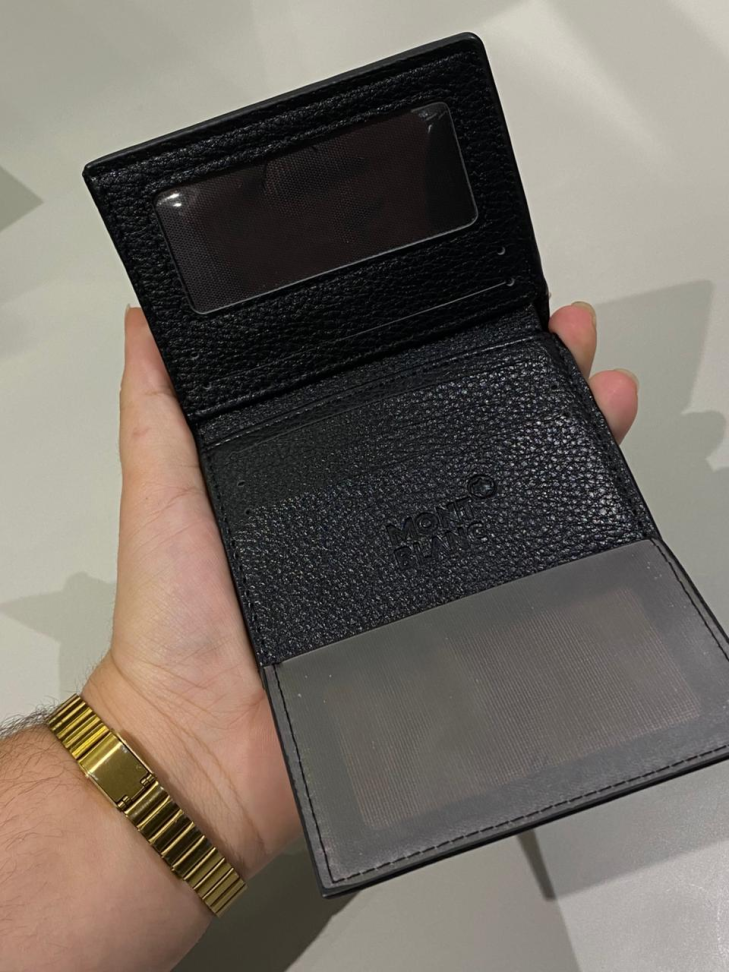 CARTEIRA DE COURO PRETA - #2