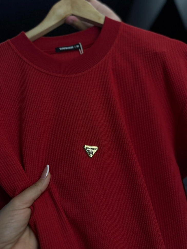 CAMISA OVERSIZED VERMELHA - #1