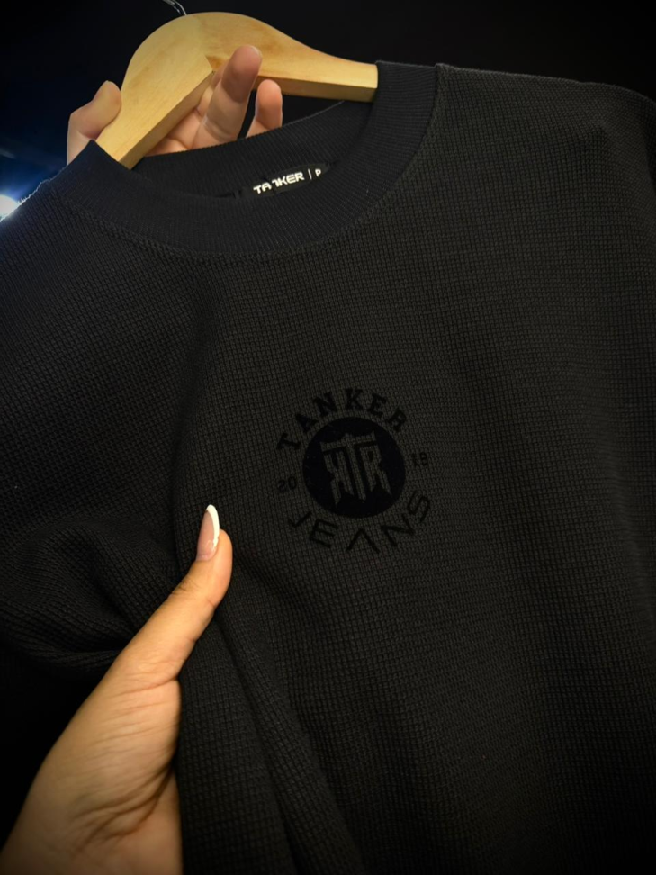 CAMISA OVERSIZED PRETA - #1