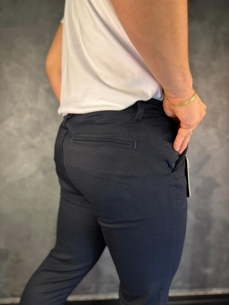 CALÇA ALFAIATARIA AZUL MARINHO - #1