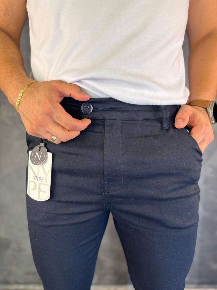 CALÇA ALFAIATARIA AZUL MARINHO - #1
