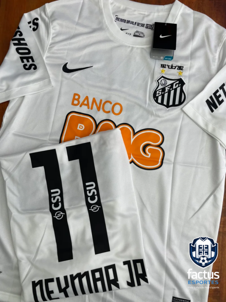 Santos Neymar Branca (Retrô)