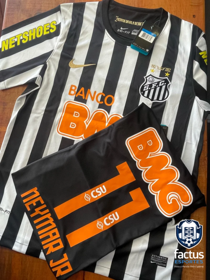 Santos Neymar Preta (Retrô)