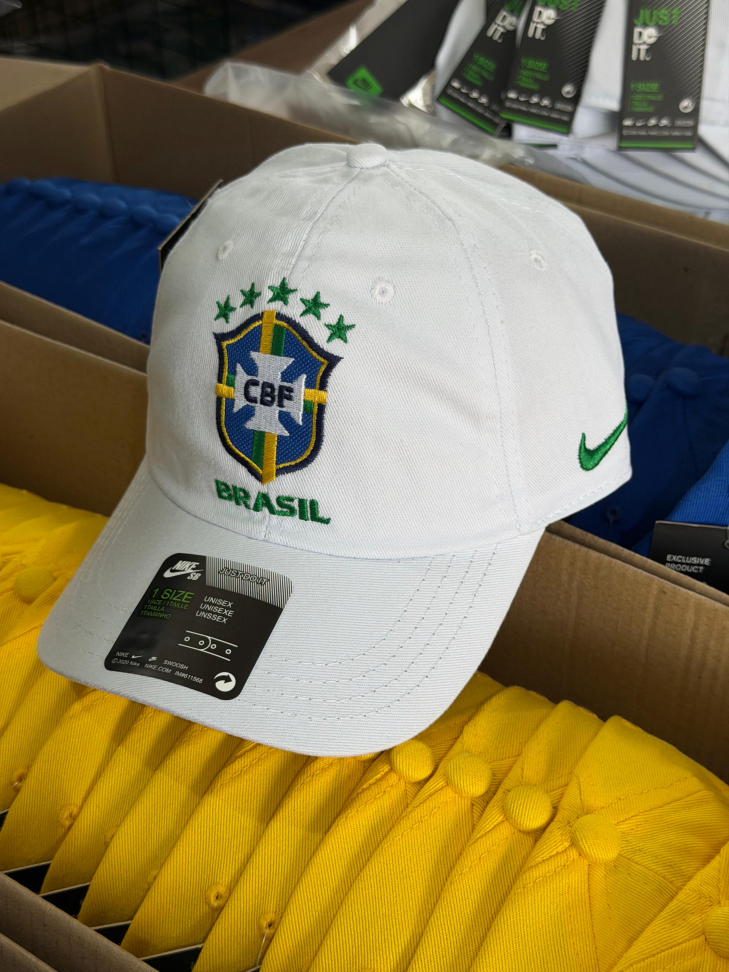 Boné Brasil Bordado c/ Fecho Fivela