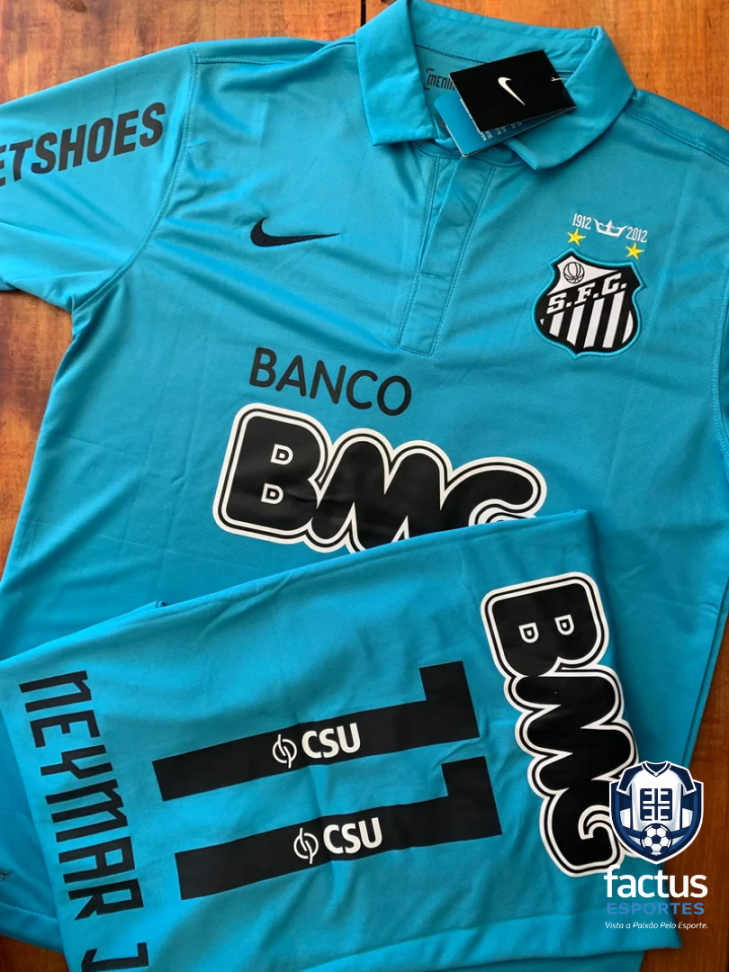 Santos Neymar Azul (Retrô)