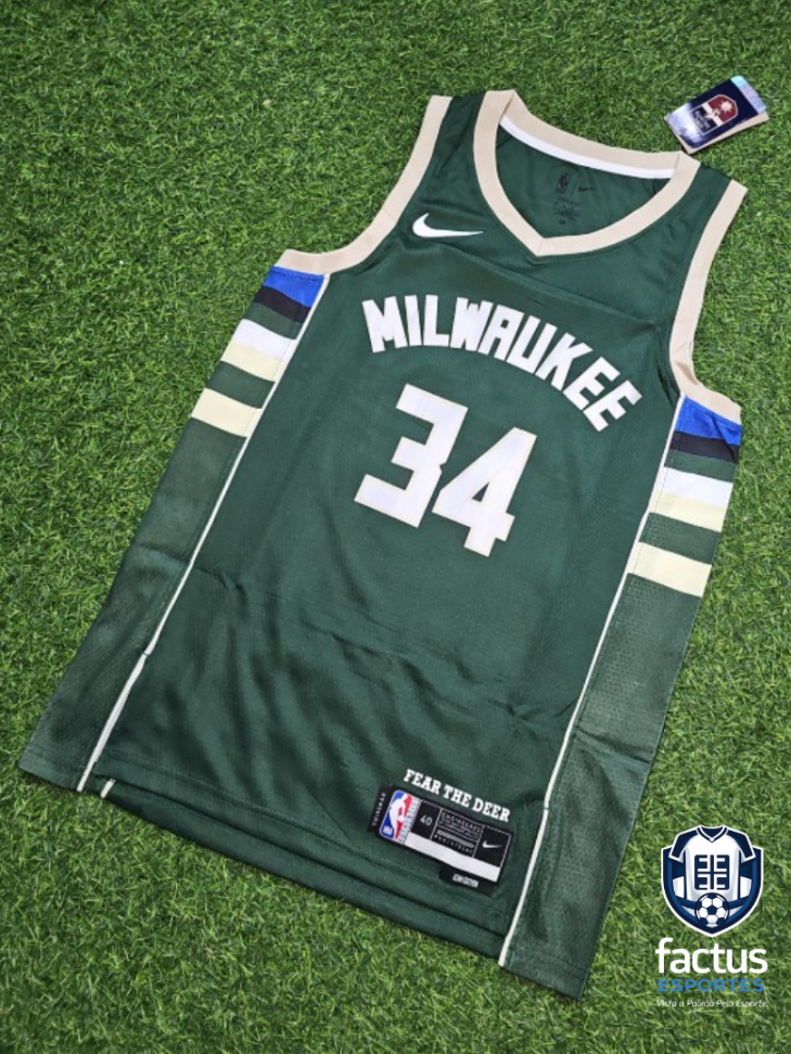 REGATA NBA MILWAUKEE BUCKS ICON EDITION