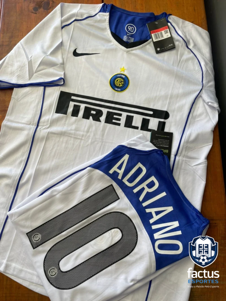 Inter de Milão Adriano Branca (Retrô)