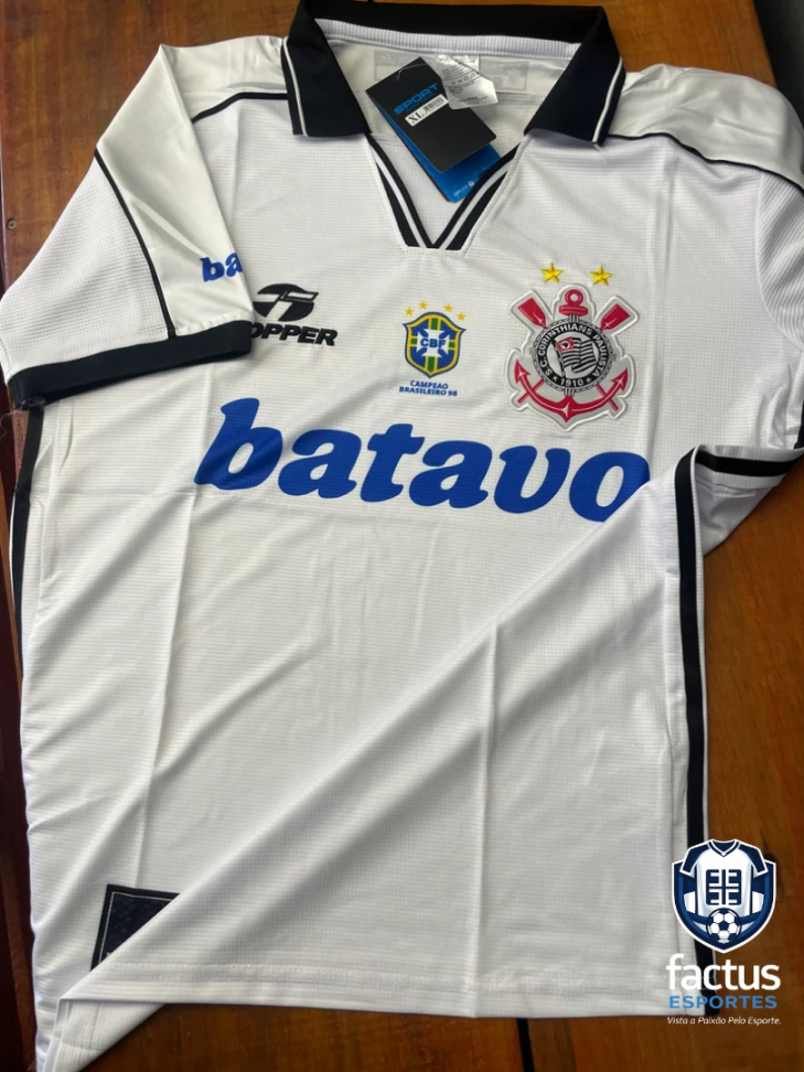 Corinthians Batavo Branca (Retrô)