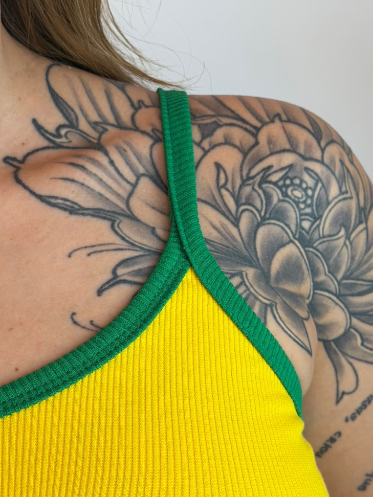 Cropped Brasil Amarelo Algodão - #3