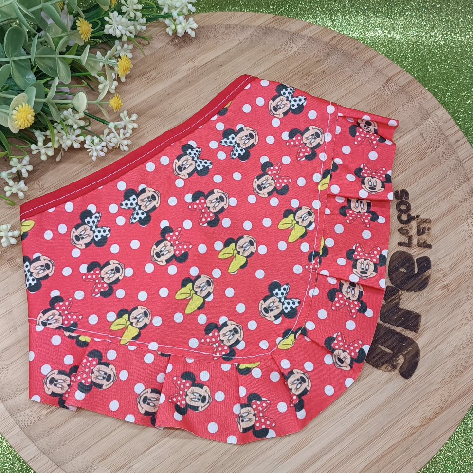 Bandana com Babado da Minnie