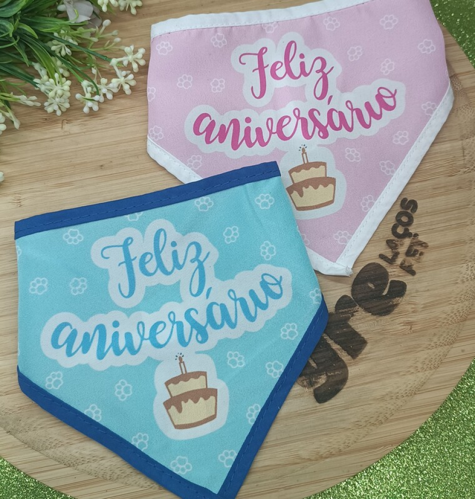 Bandana Feliz Aniversário