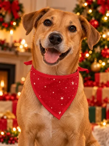 NT70-Bandana De Natal Sortidas