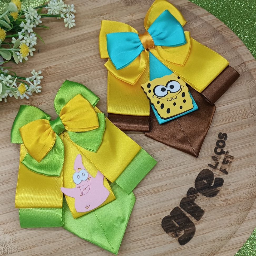 Pacote Gravata Luxo da Turma do Bob Esponja