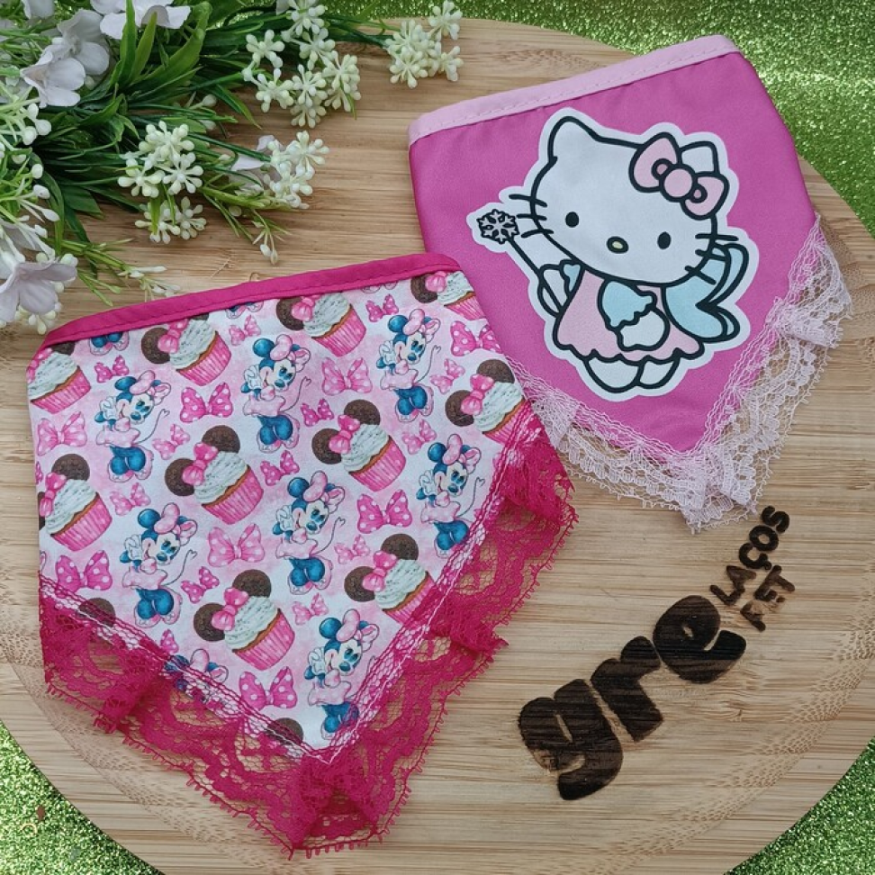 Bandana com Renda