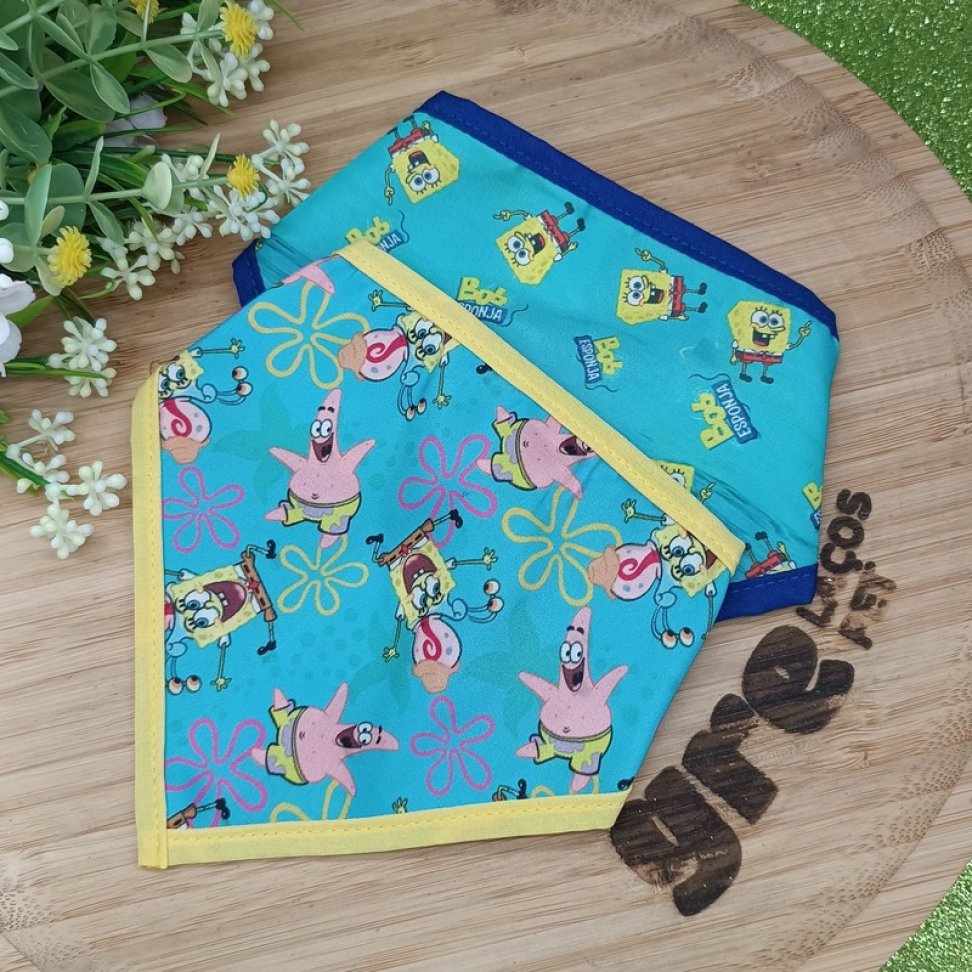 Bandana de Viés da Turma do Bob Esponja
