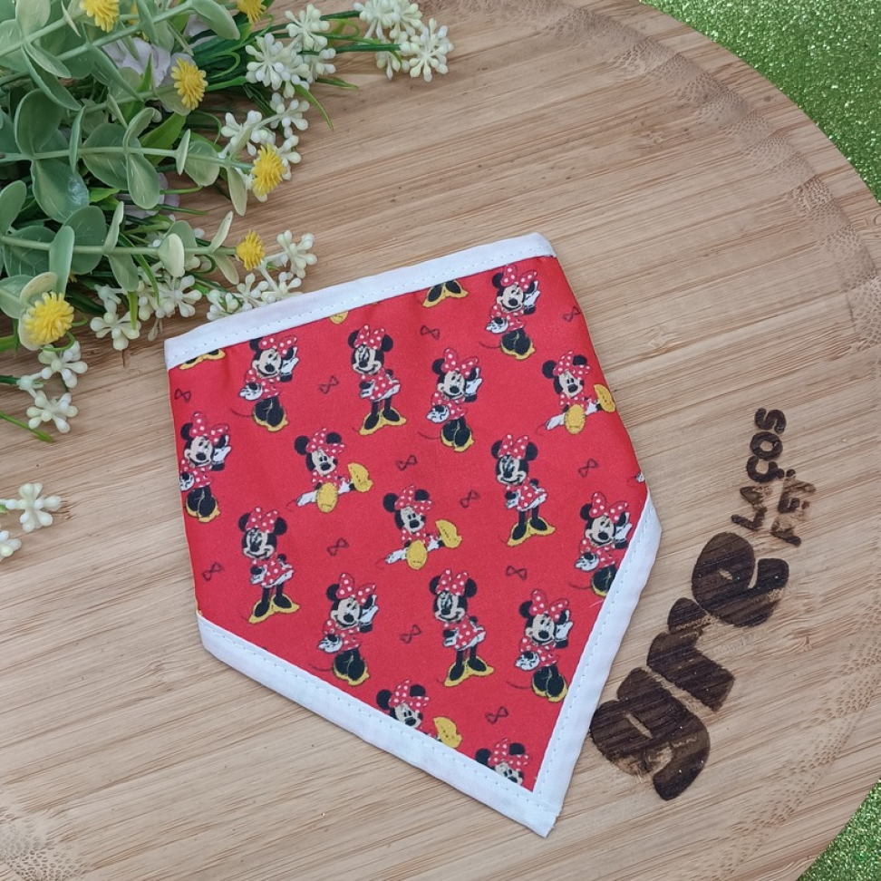 Bandana de Viés da Minnie
