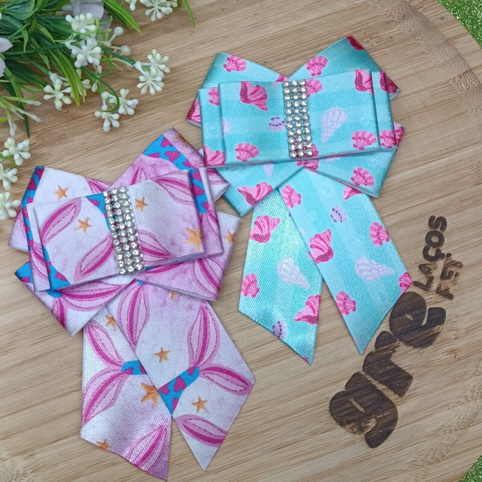 Laço de Pescoço Luxo Estampas de Verão
