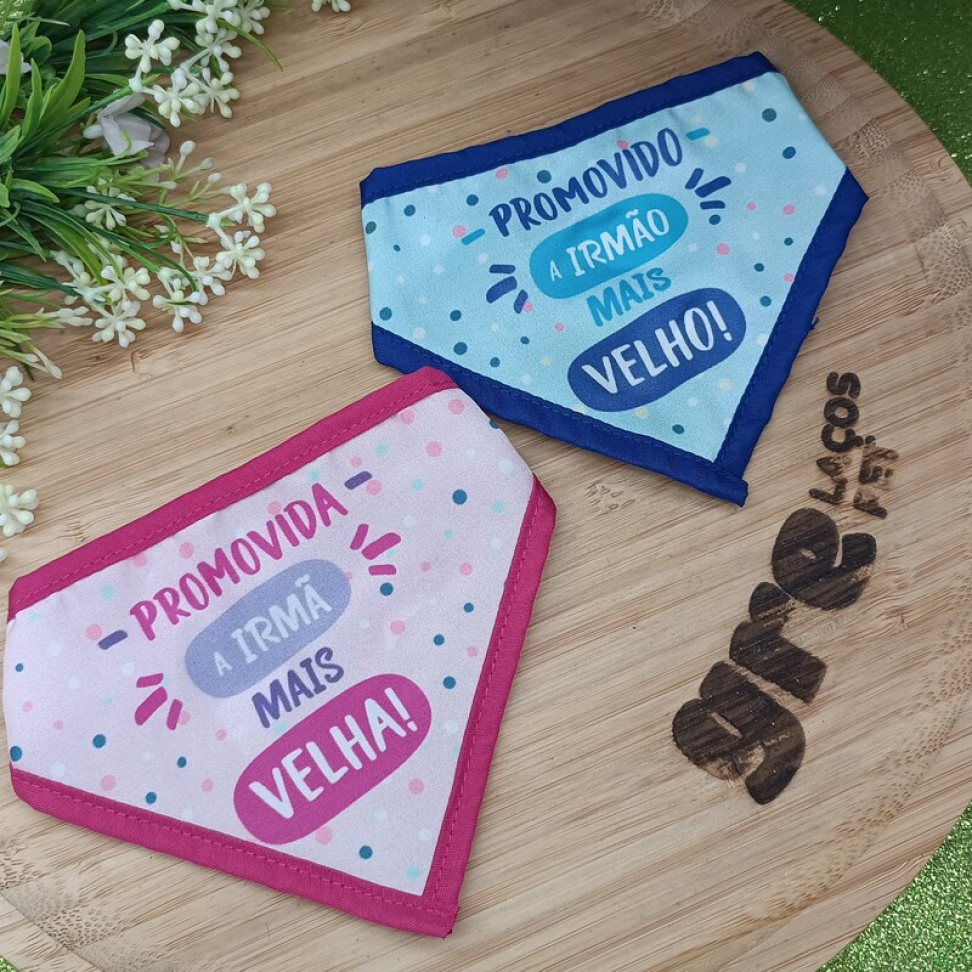 Bandana Promovido(a) a Irmão(a) Mais Velho(a)!