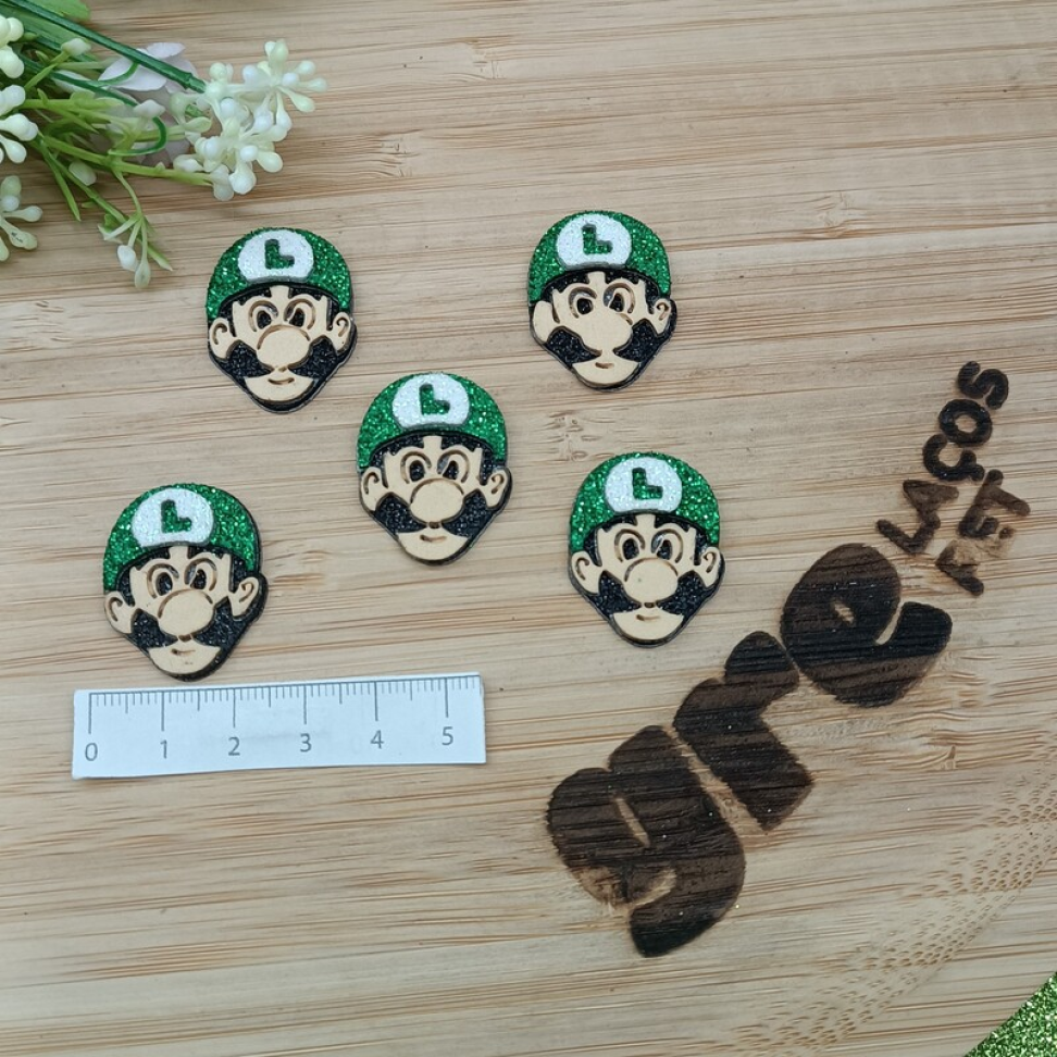 Adesivo Rostinho Luigi em EVA