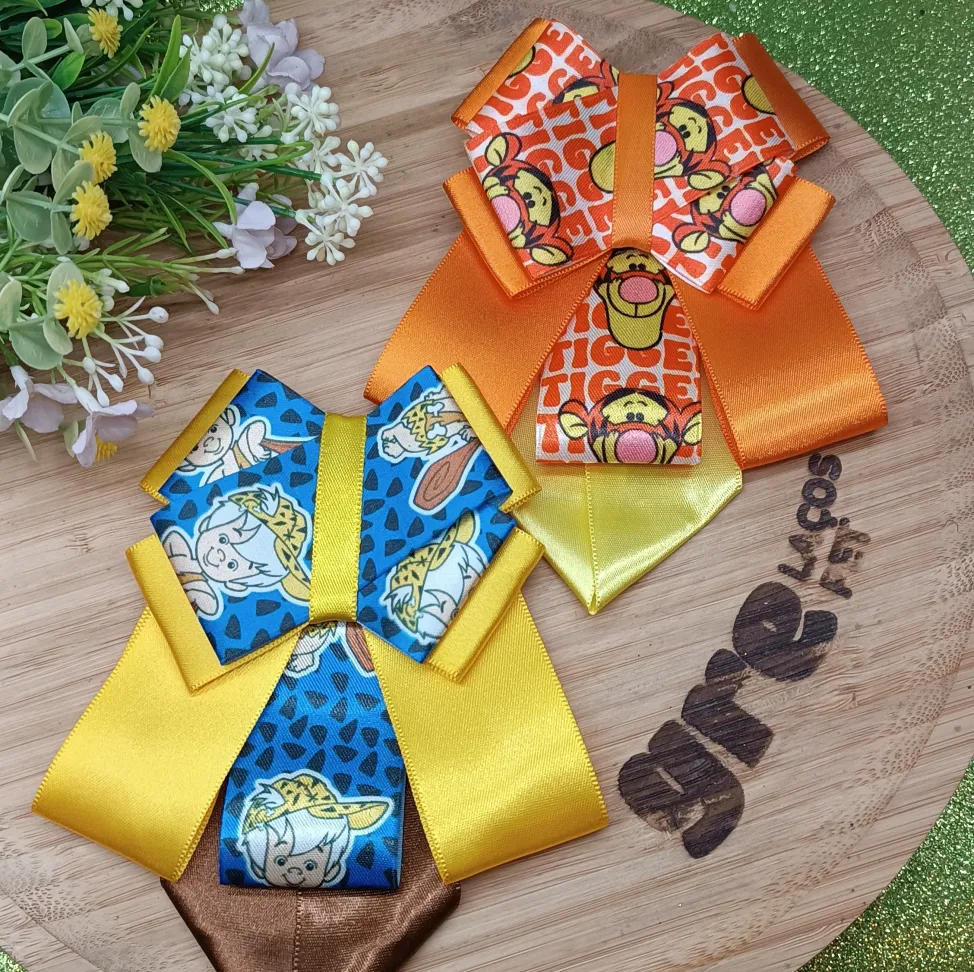 Gargantilha Luxo Com Fitas Estampadas Váriadas - #1