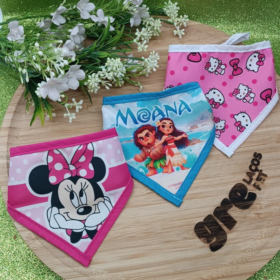 Bandana de Personagens para Fêmea