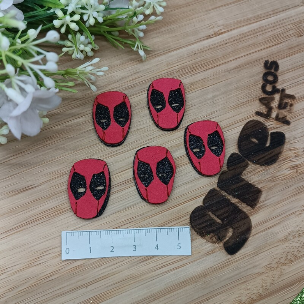 Adesivo rosto Deadpool
