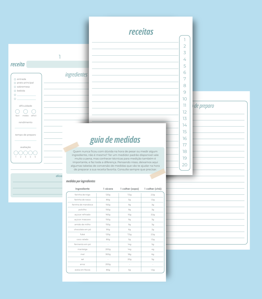 Caderno de receitas - #3