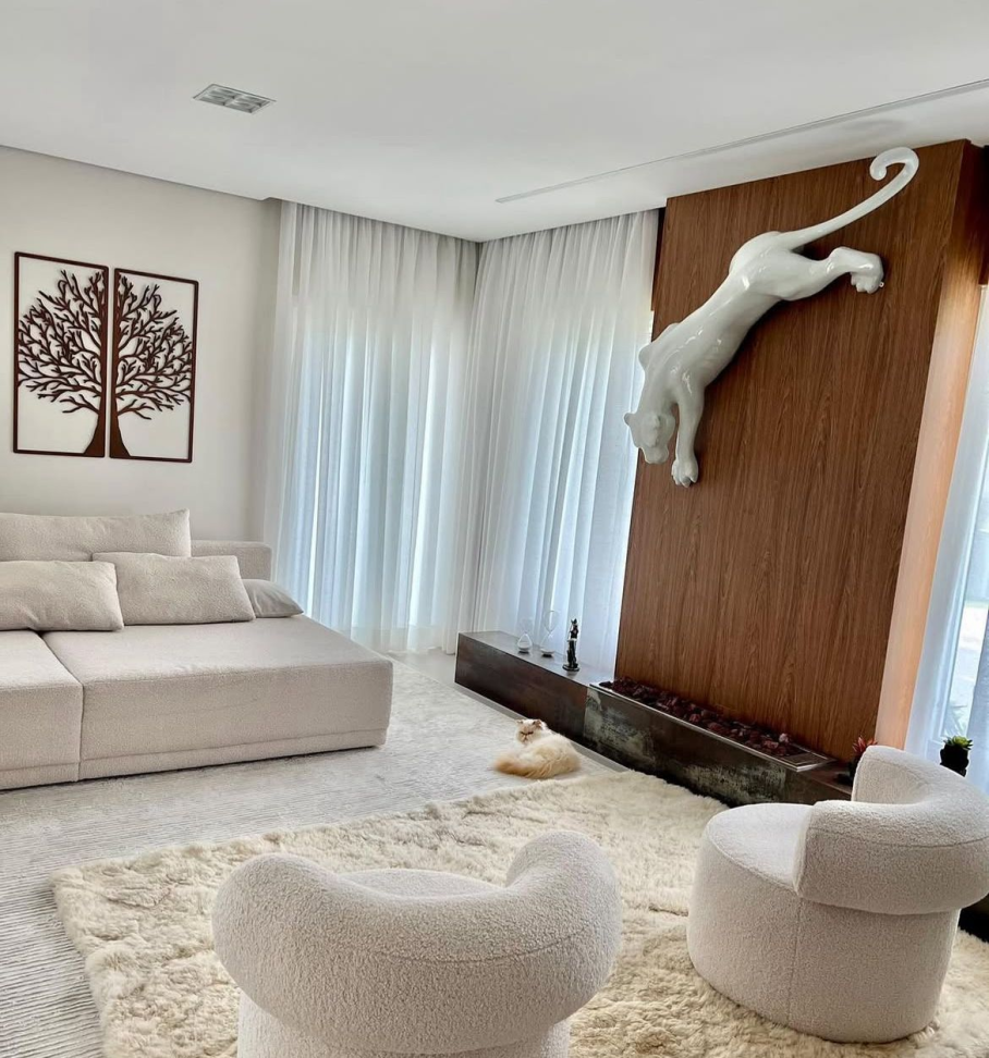 Escultura Pantera Jaguar de parede (ESPJP0) - #1