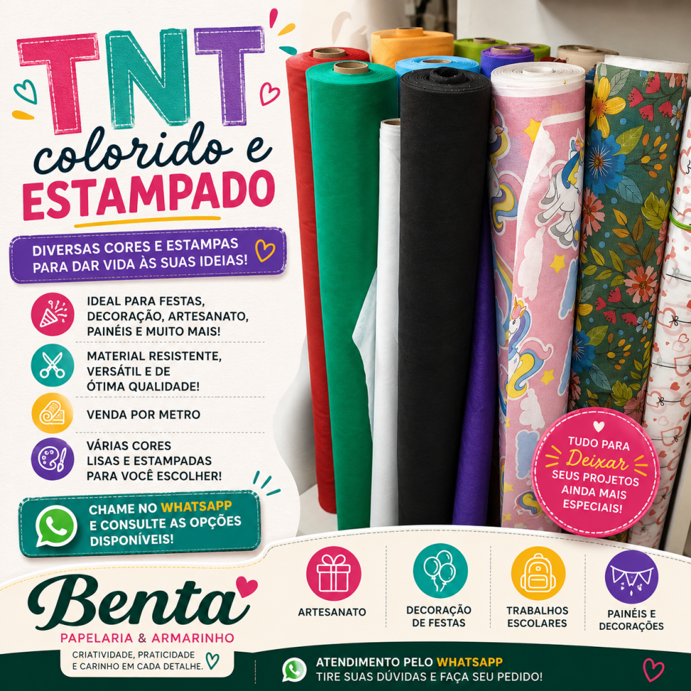 TNT- Tecido não tecido (LISO)