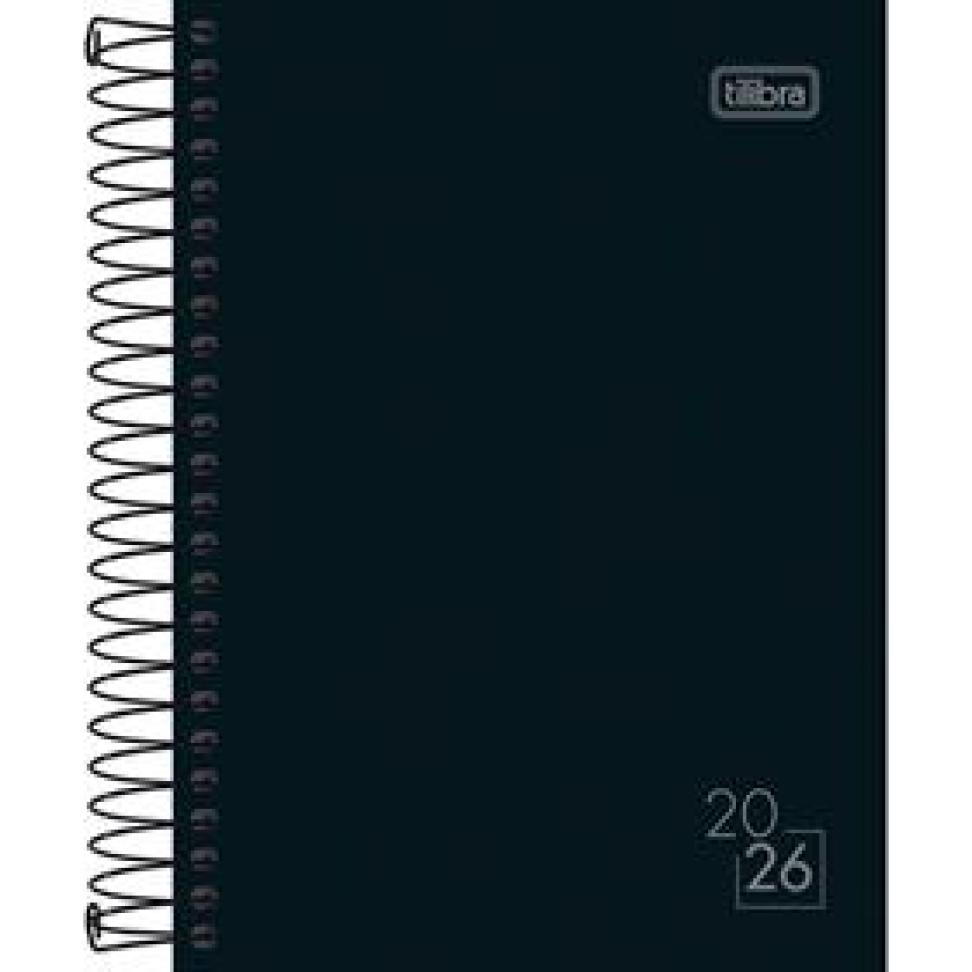 AGENDA SPICE PRETA CD ESP 160F - TILIBRA