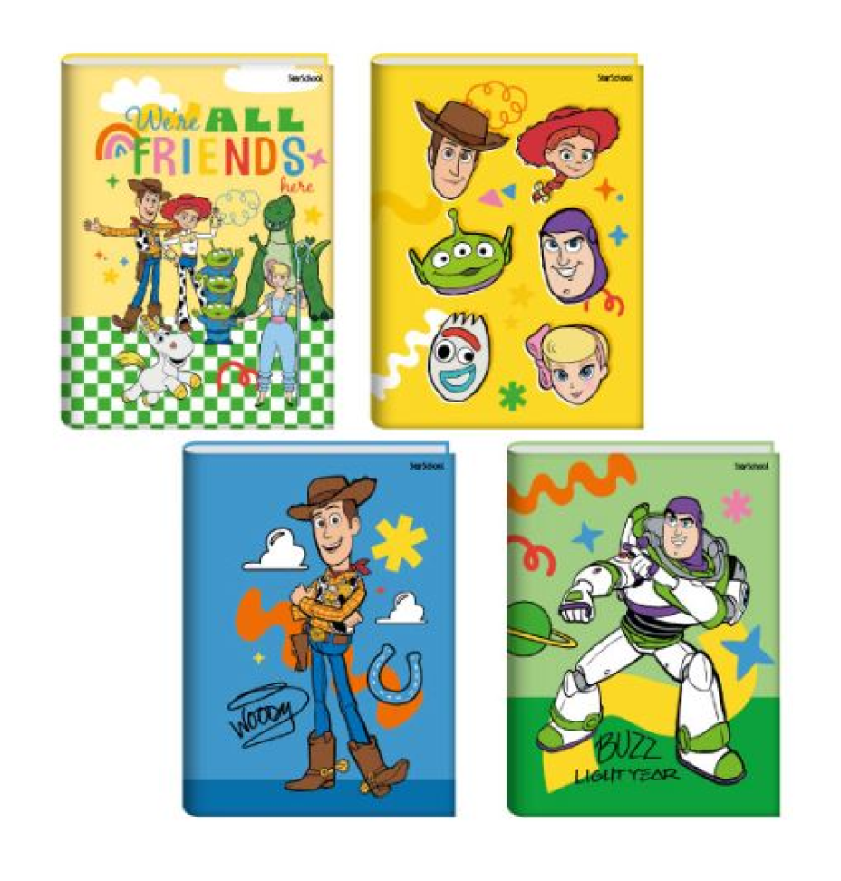 Caderno 1/4 Costurado Toy Story -Starschool
