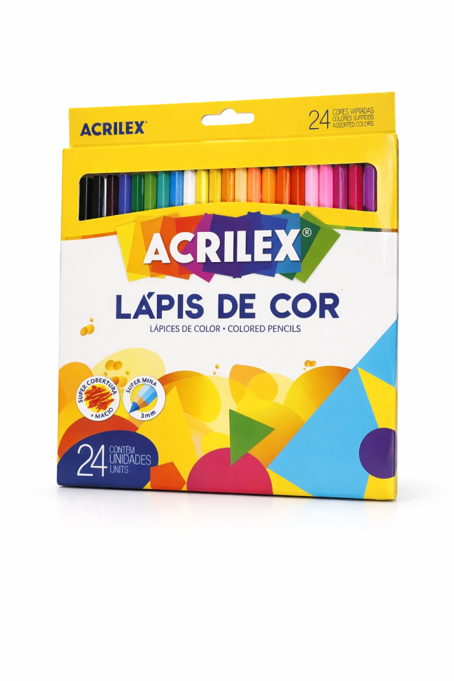 LAPIS DE COR C/24 -ACRILEX