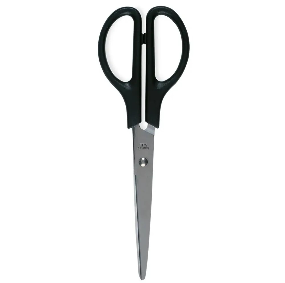 Tesoura Multiuso B7201 - 17cm - Preto - Cartela C/1 un - Bazze