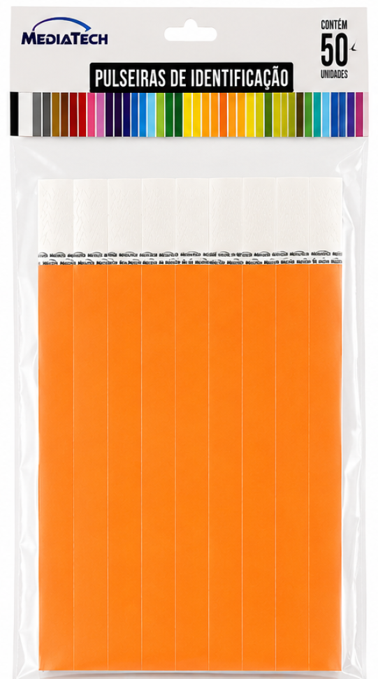 PULSEIRA IDENTIFICACAO MED LARANJA PCT.C/50 39225698 - TECNOMIDIA