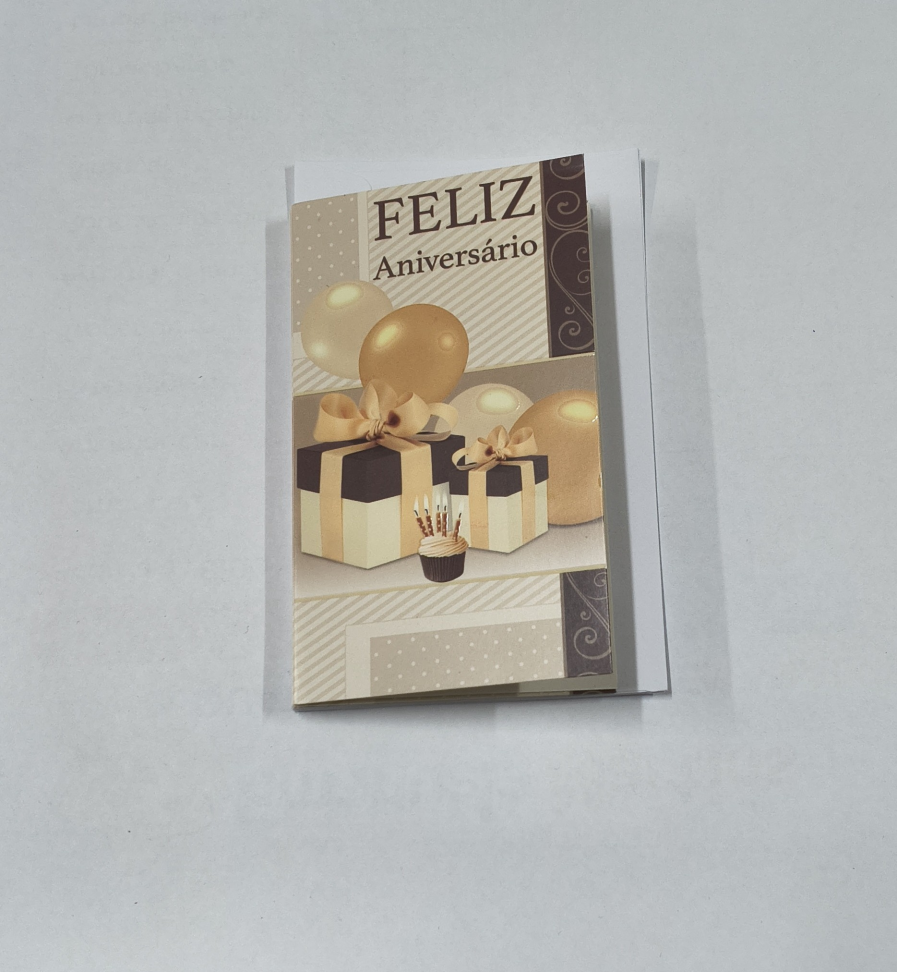 Feliz Aniversário 7:30 largura dobrado x 13 altura