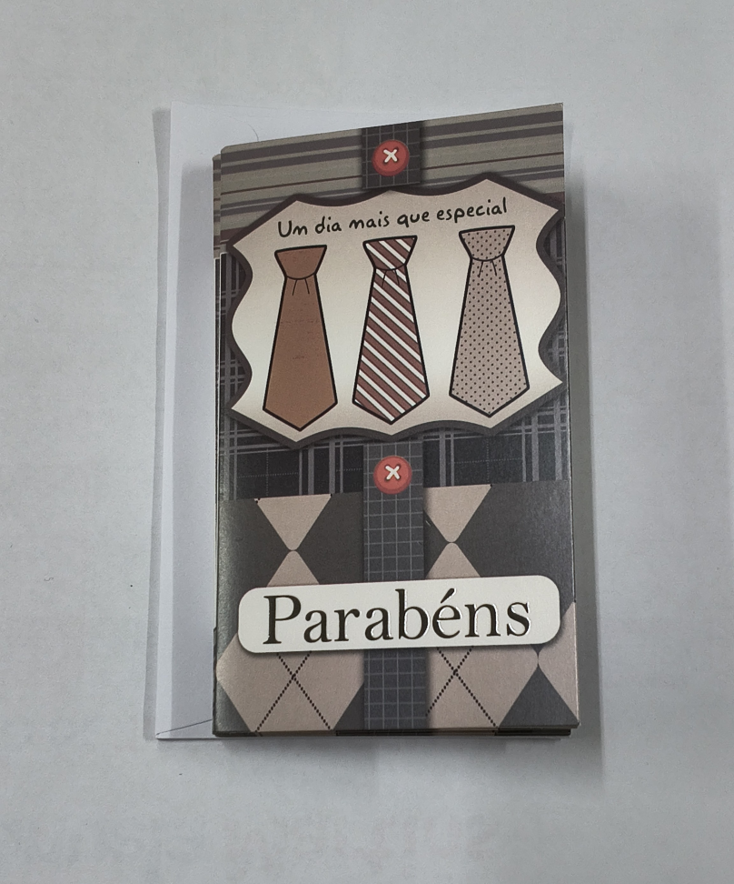 Parabéns- 7,5 largura x 13 altura
