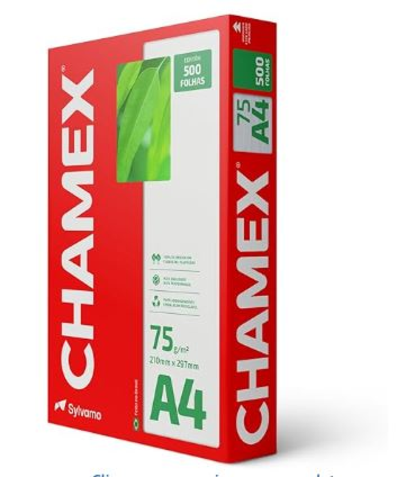 Chamex - Papel Sulfite, A4, 75g, 500 folhas