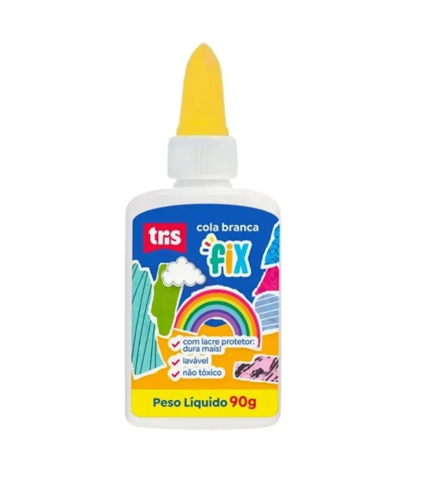 Cola Escolar Branca Tris 90g