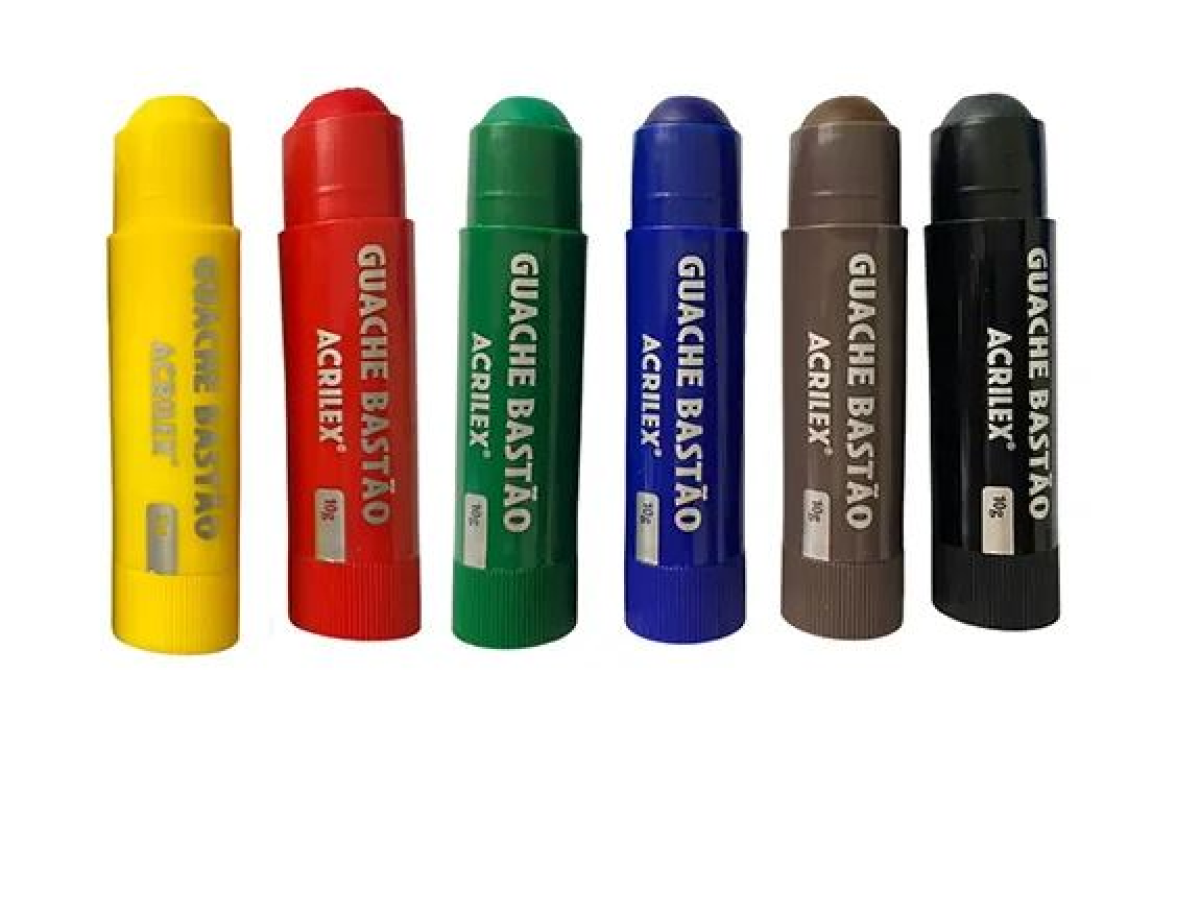 GUACHE BASTAO 6 CORES 10G CADA