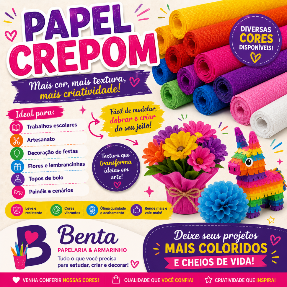 PAPEL CREPOM 48CMX2M