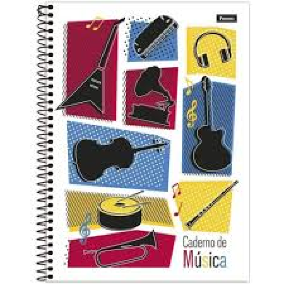 Caderno de Música-Universitário- Capa Dura 80fls - #3