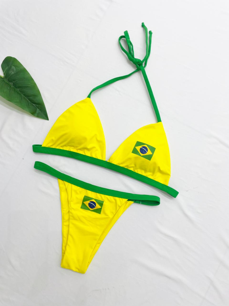 BIQUINI FITA BRASIL 2 CORES - #4