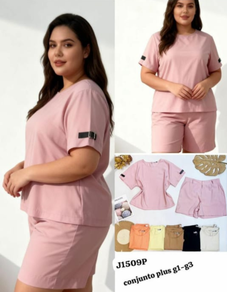 Conjunto Blusa e Bermuda Ref: 1509