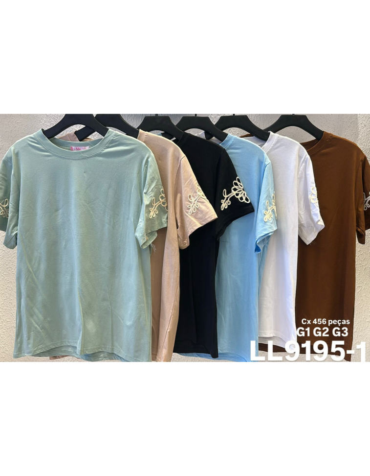 T-shirt Bordada Ref: 9195