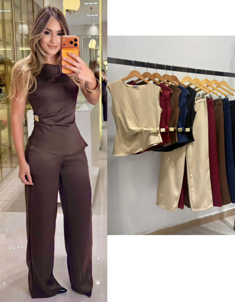 Conjunto Blusa e Calça Ref: 5627k