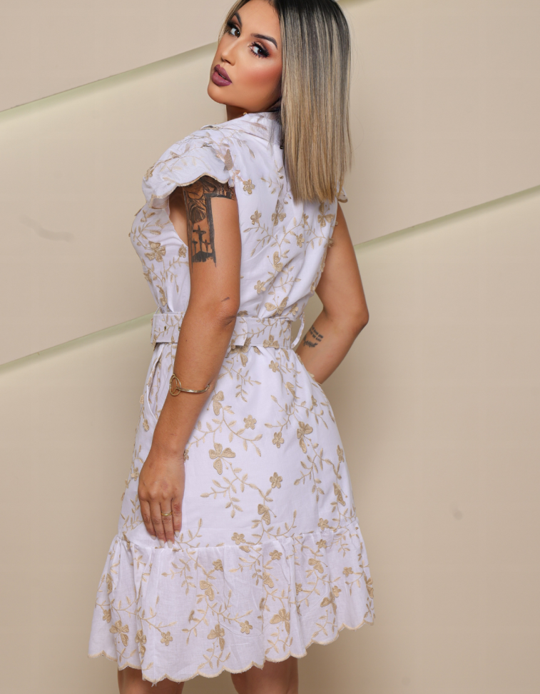 Vestido Lasie 3D c/ Cinto Ref: 575 - #10