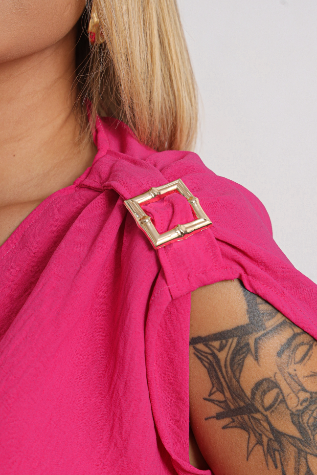Blusa Dunas Fivela Ombro Ref: 603