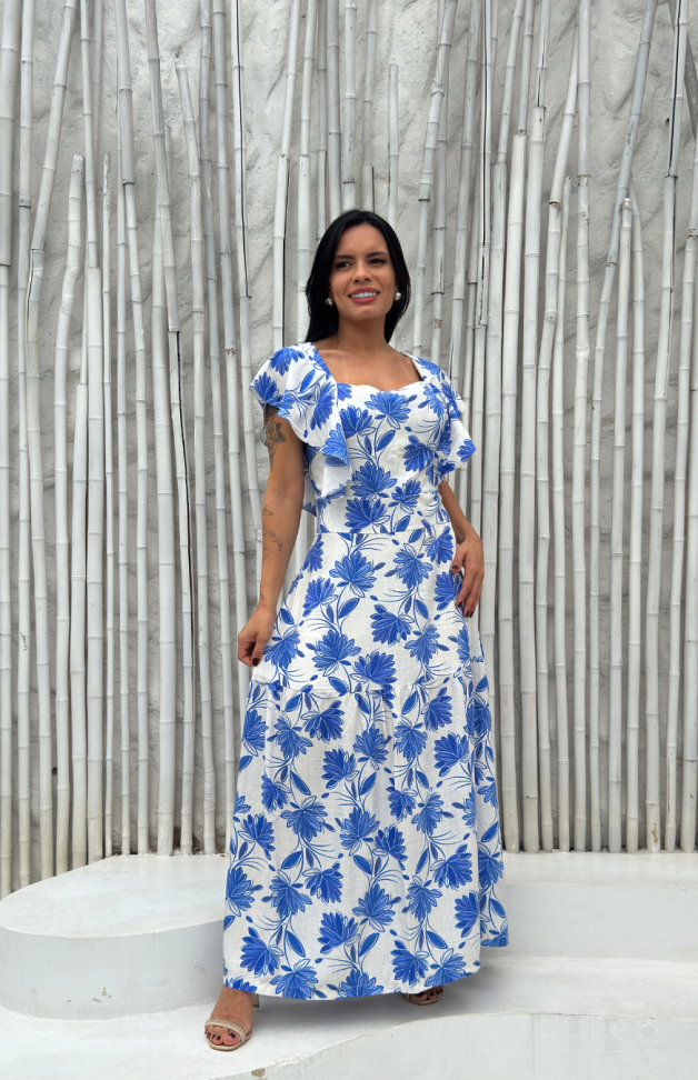Vestido Viscose Forrado Ref: 578