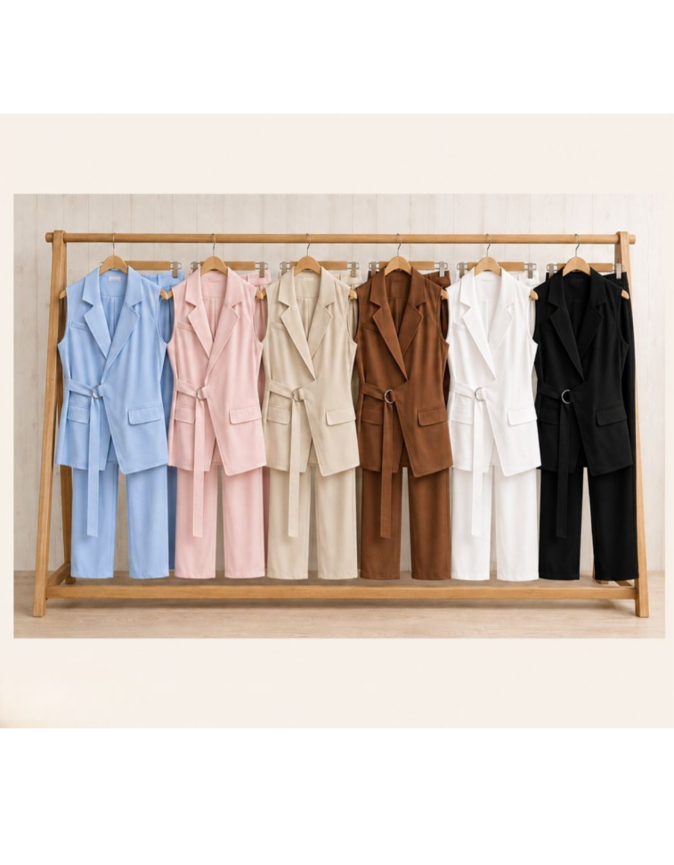 Conjunto Calça e Max Colete