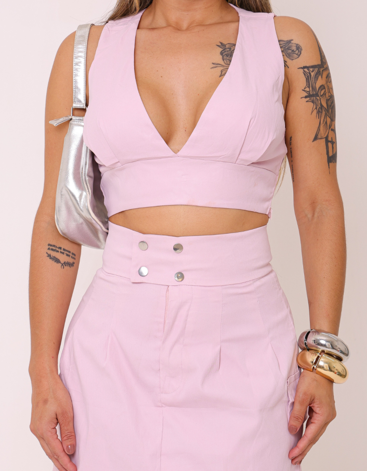 Conjunto Saia e Blusa Ref: 8163